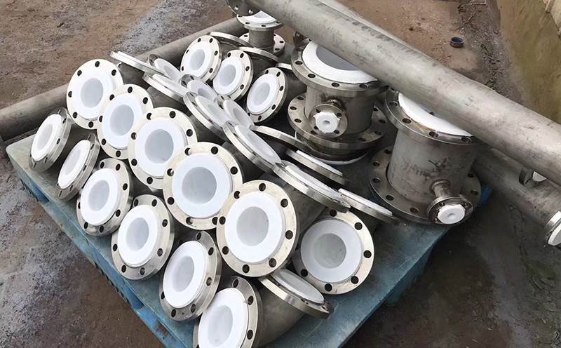 不銹鋼襯四氟管件 不銹鋼襯四氟管件