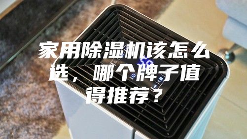家用除濕機該怎么選，哪個牌子值得推薦？