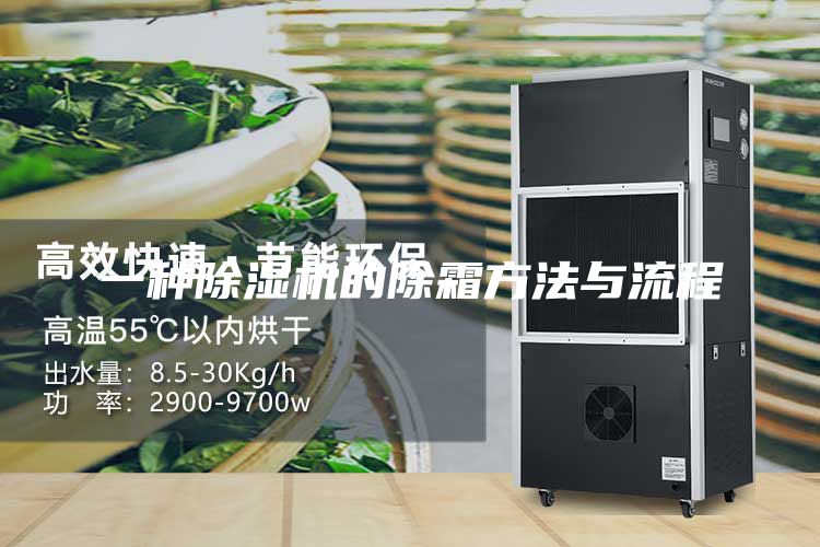 一種除濕機的除霜方法與流程