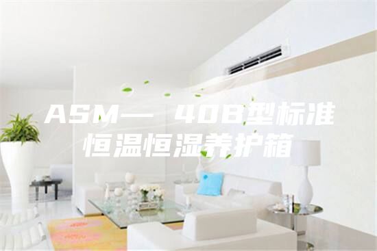 ASM— 40B型標(biāo)準(zhǔn)恒溫恒濕養(yǎng)護(hù)箱