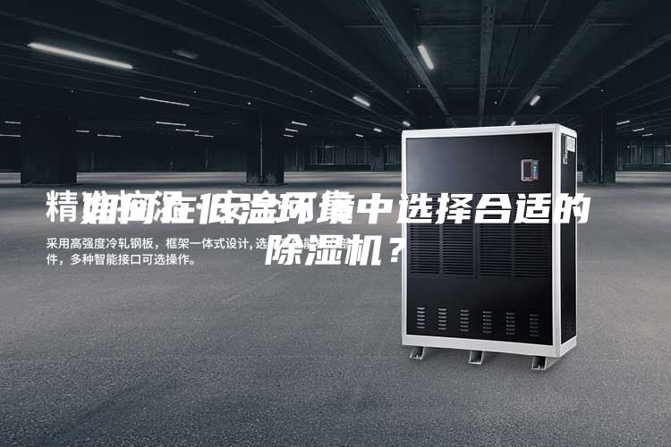 如何在低溫環境中選擇合適的除濕機？
