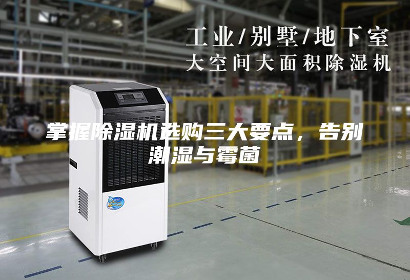掌握除濕機選購三大要點，告別潮濕與霉菌
