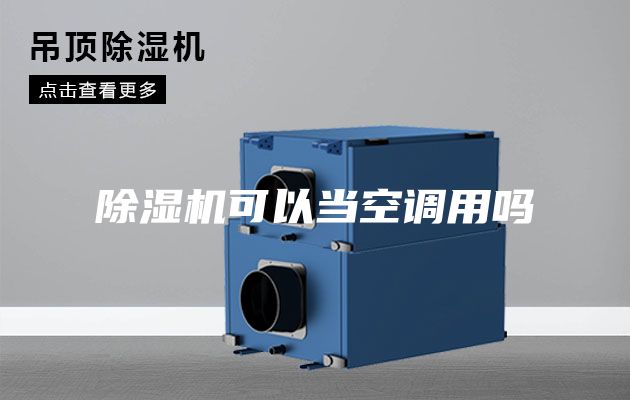 除濕機(jī)可以當(dāng)空調(diào)用嗎