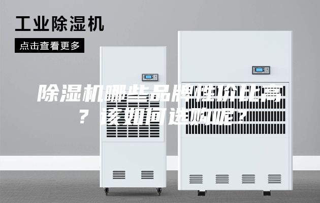 除濕機哪些品牌性價比高？該如何選購呢？
