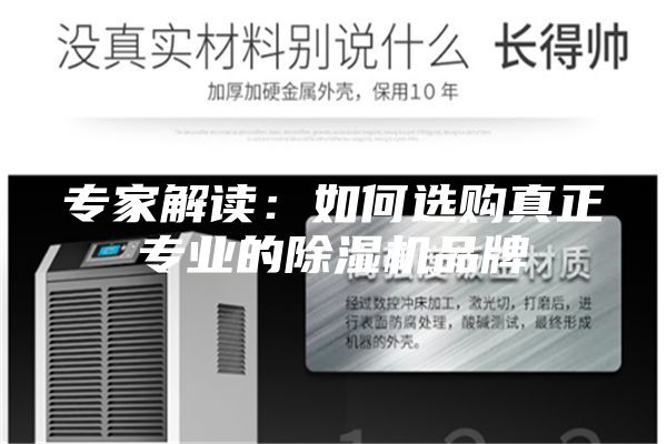 專家解讀：如何選購(gòu)真正專業(yè)的除濕機(jī)品牌