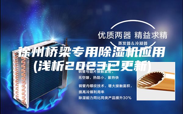徐州橋梁專用除濕機應用(淺析2023已更新)