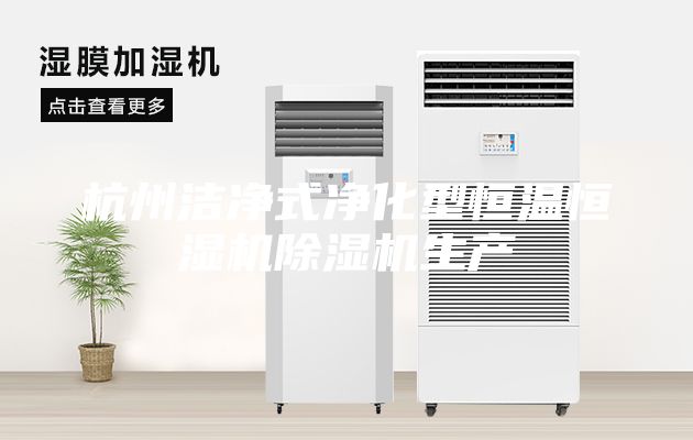 杭州潔凈式凈化型恒溫恒濕機除濕機生產(chǎn)