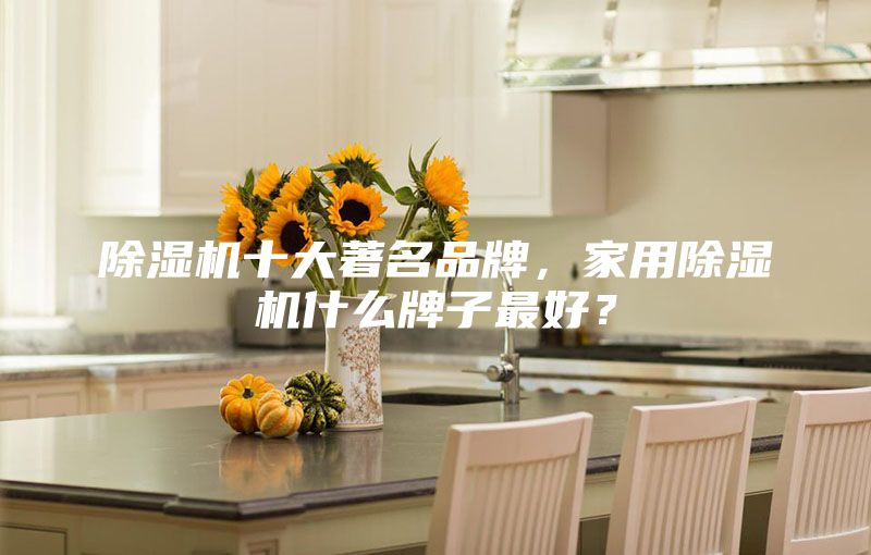 除濕機十大著名品牌，家用除濕機什么牌子最好？
