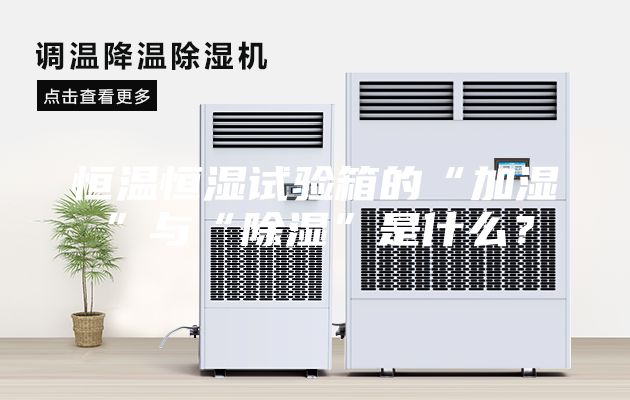 恒溫恒濕試驗箱的“加濕”與“除濕”是什么？
