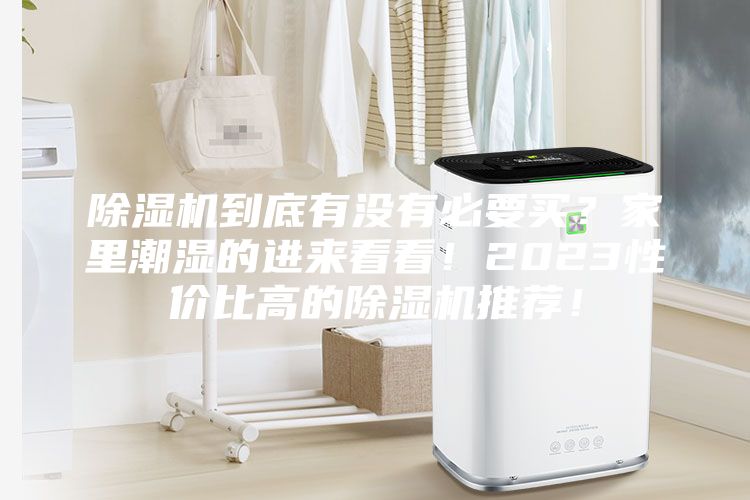 除濕機到底有沒有必要買？家里潮濕的進來看看！2023性價比高的除濕機推薦！