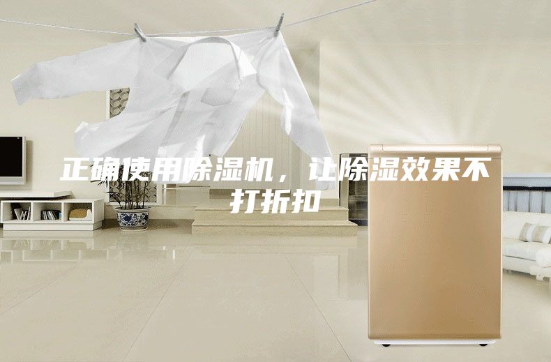 正確使用除濕機，讓除濕效果不打折扣